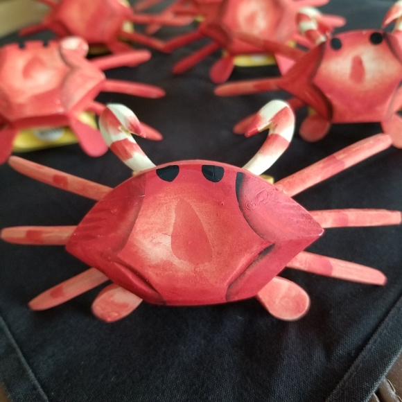 🦀 Dansk Wood Crab Napkin Holders 🦀 - Picture 2 of 16